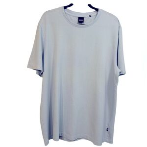Boss Blue Short‎ Sleeve Waffle Knit Shirt